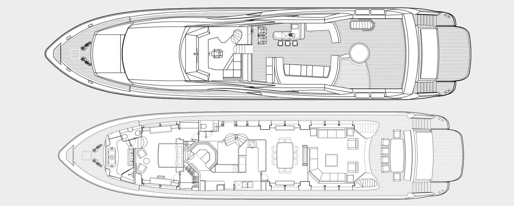 cassiopeia yacht charter layout