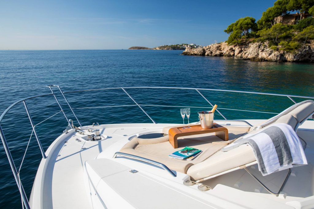 front deck cardano yacht charter
