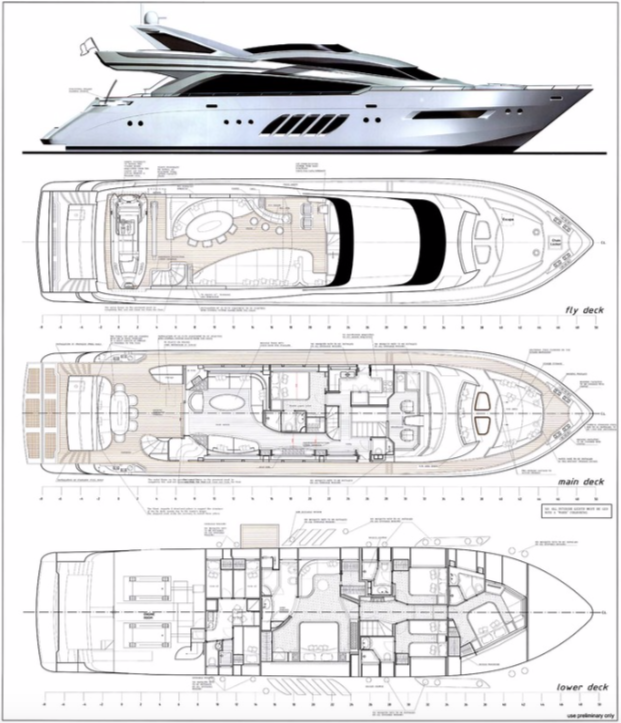 lady moura yacht deck plan