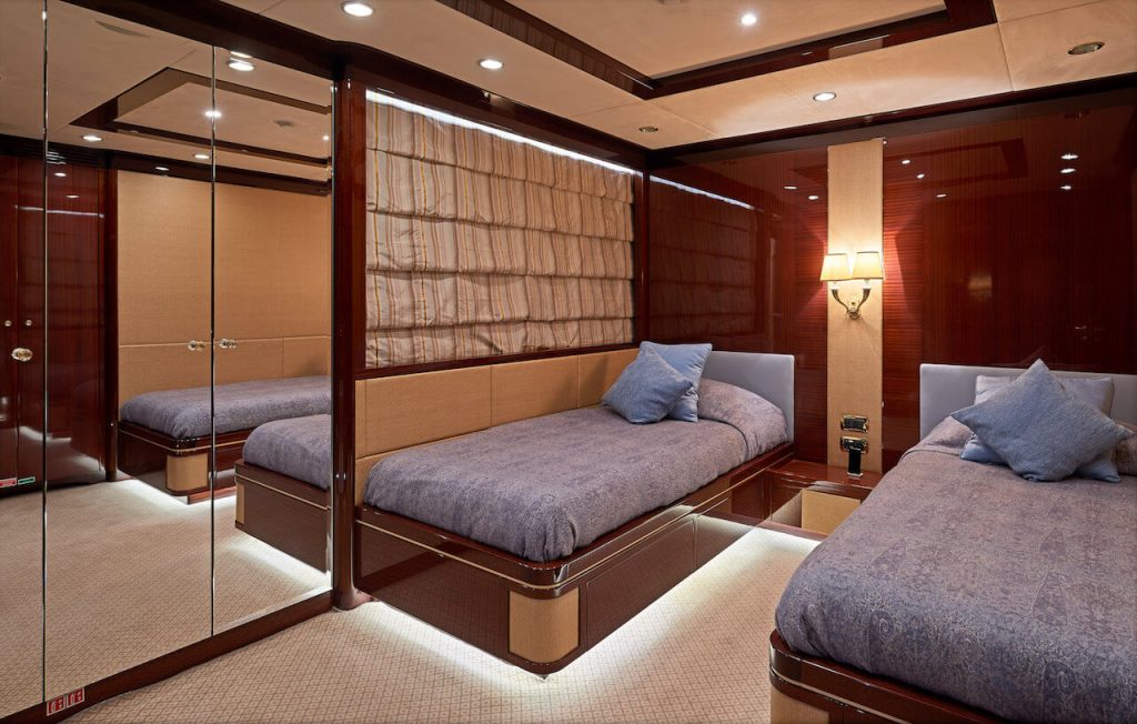 reve d'ot yacht charter bedroom