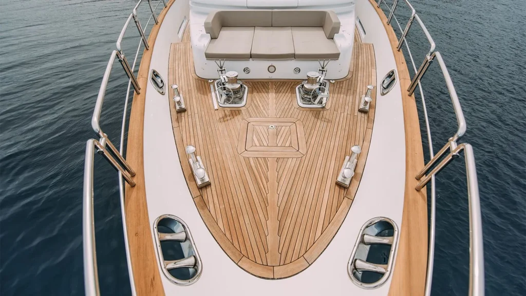 artemy yacht charter bow area