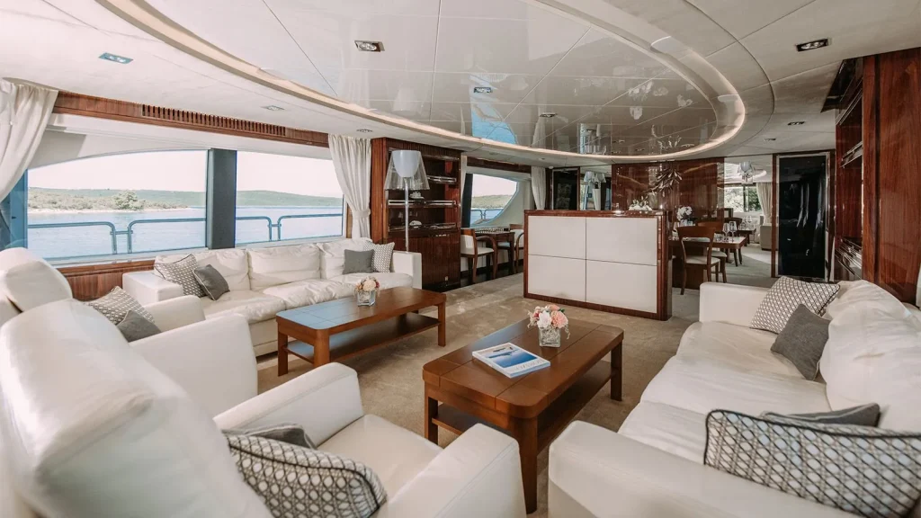 artemy yacht charter main salon