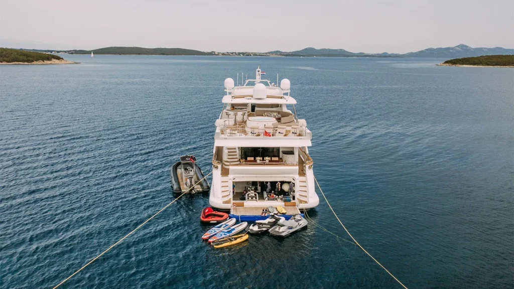 artemy yacht charter rear view