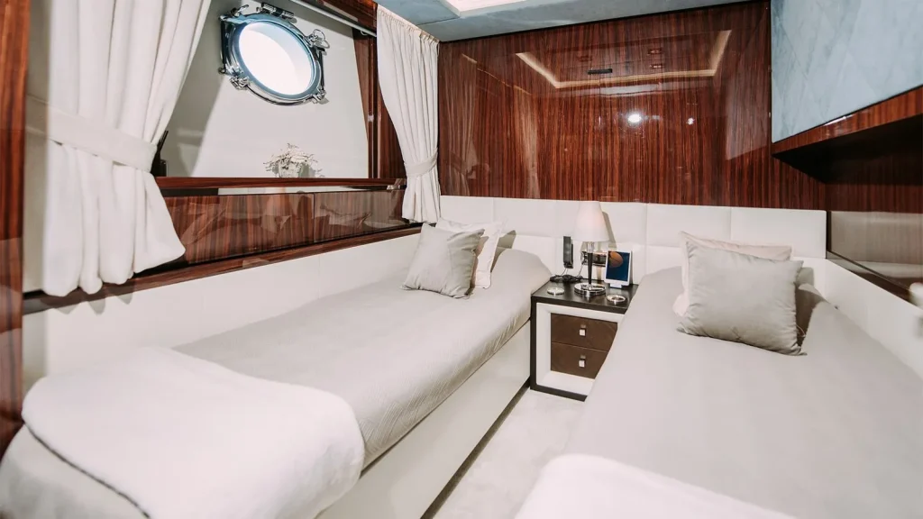 artemy yacht charter twin cabin