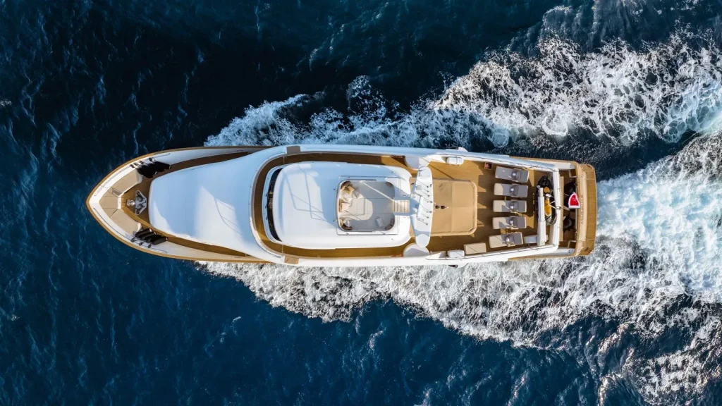 imagine yacht charter bird eye view