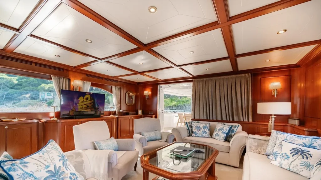imagine yacht charter main deck salon