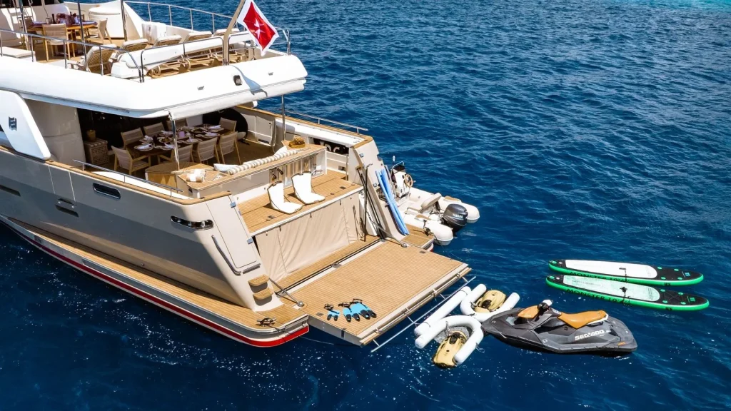 imagine yacht charter water toys