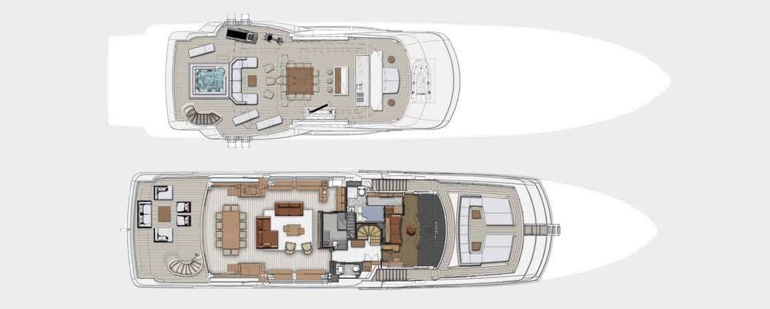 lady mrd yacht charter layout
