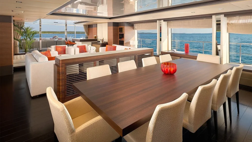 lady mrd yacht charter main deck salon