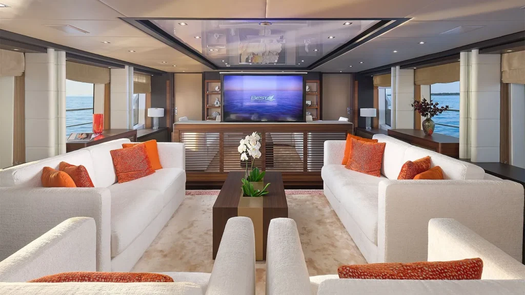 lady mrd yacht charter salon main deck