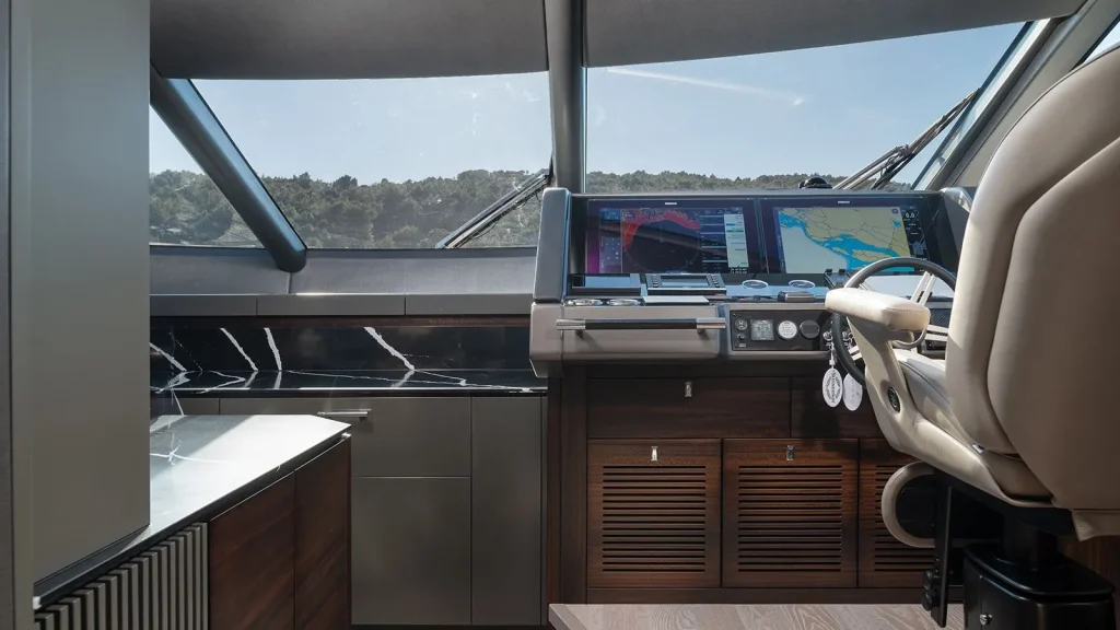 mowana yacht charter helm and galley