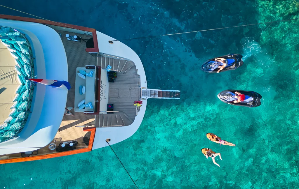 omnia yacht charter water toys