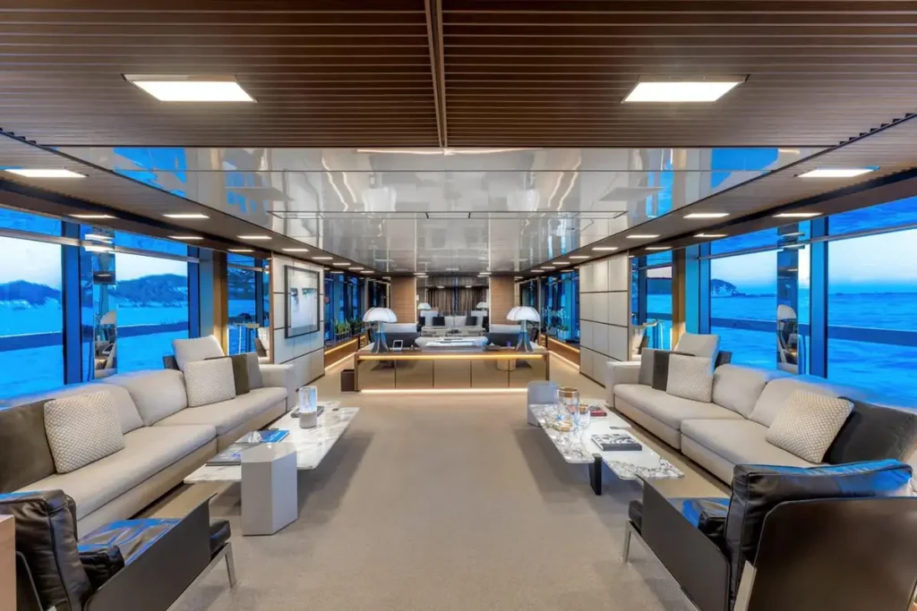 seven sins yacht charter main deck salon
