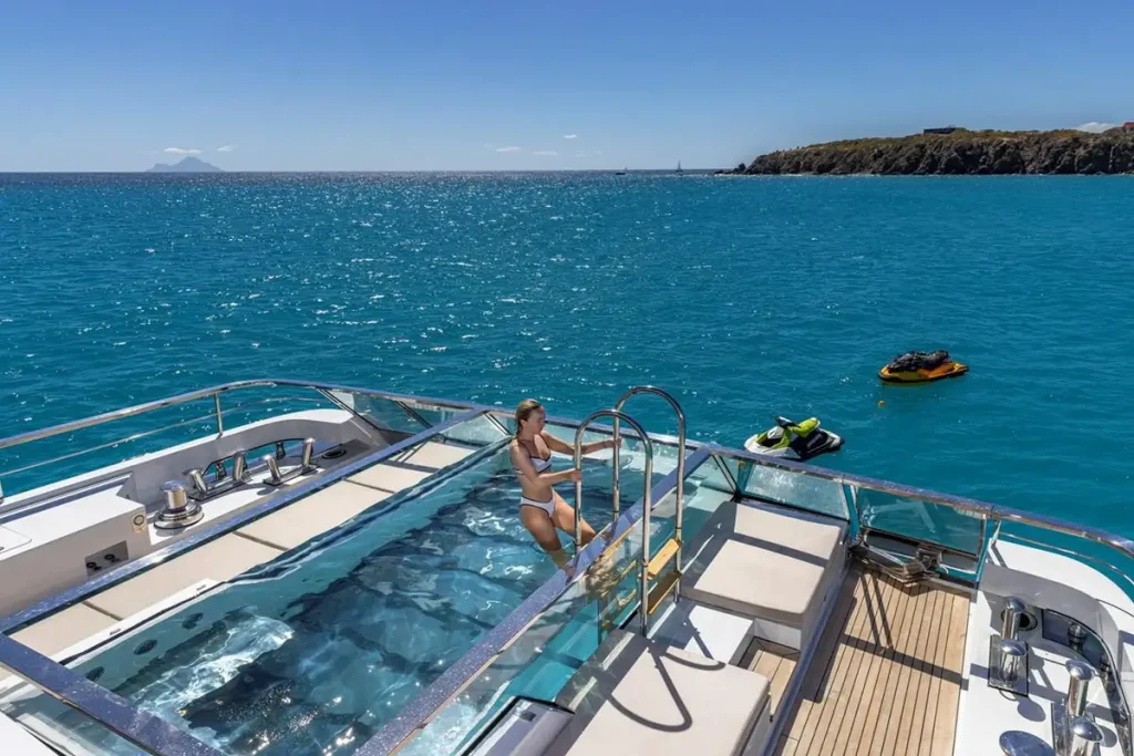 seven sins yacht charter pool