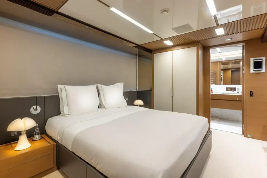 seven sins yacht charter vip cabin view