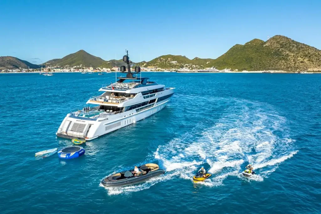seven sins yacht charter water toys