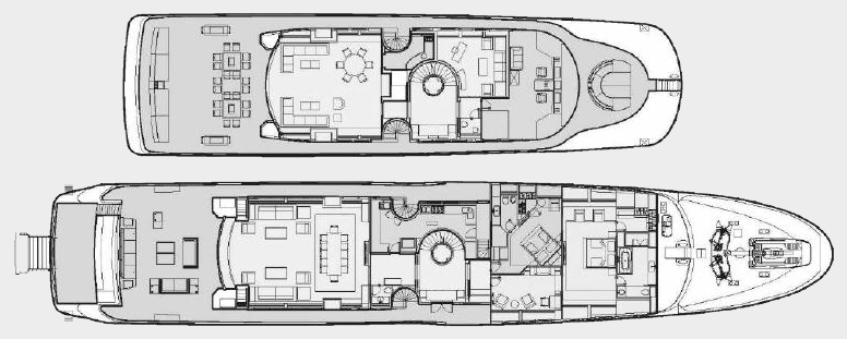 taleya yacht charter layout
