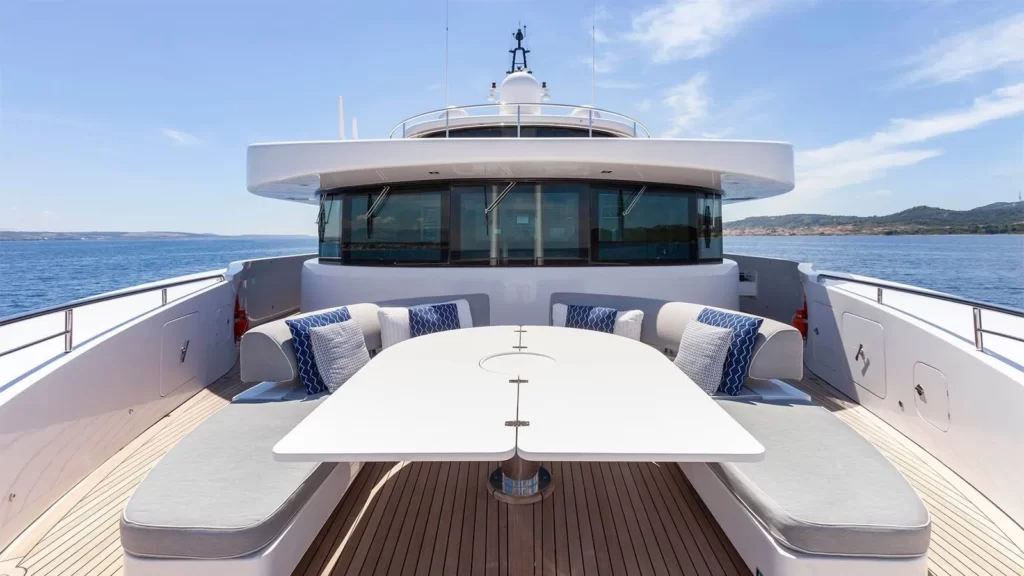 taleya yacht charter front deck
