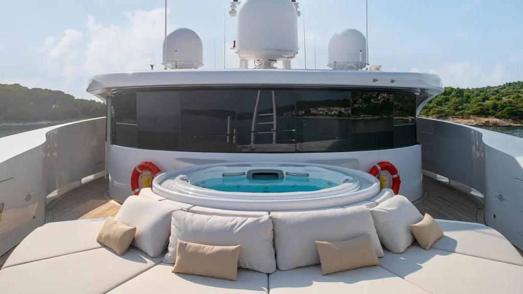 taleya yacht charter jacuzzi