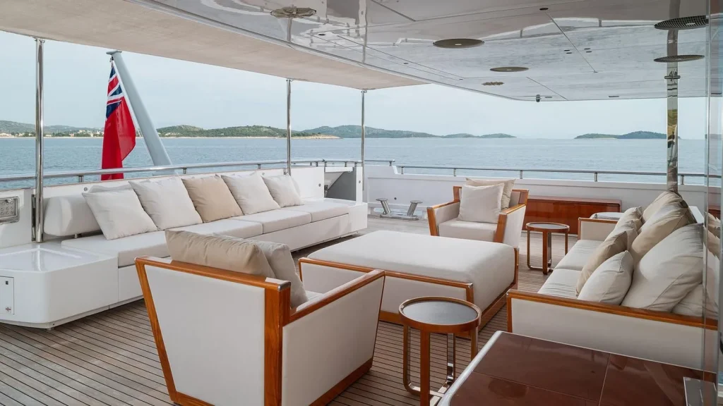 taleya yacht charter main deck aft lounge