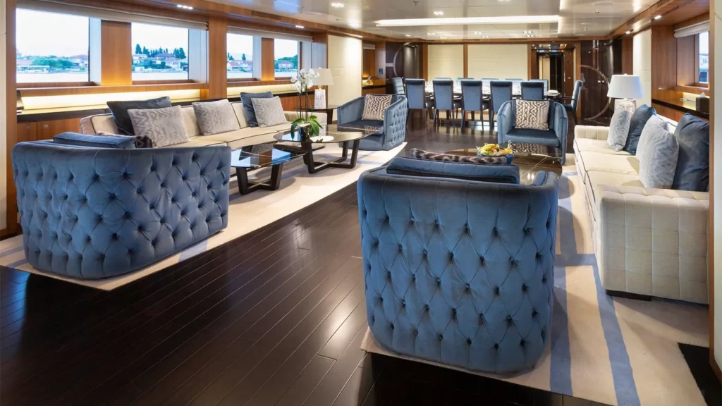 taleya yacht charter main deck salon
