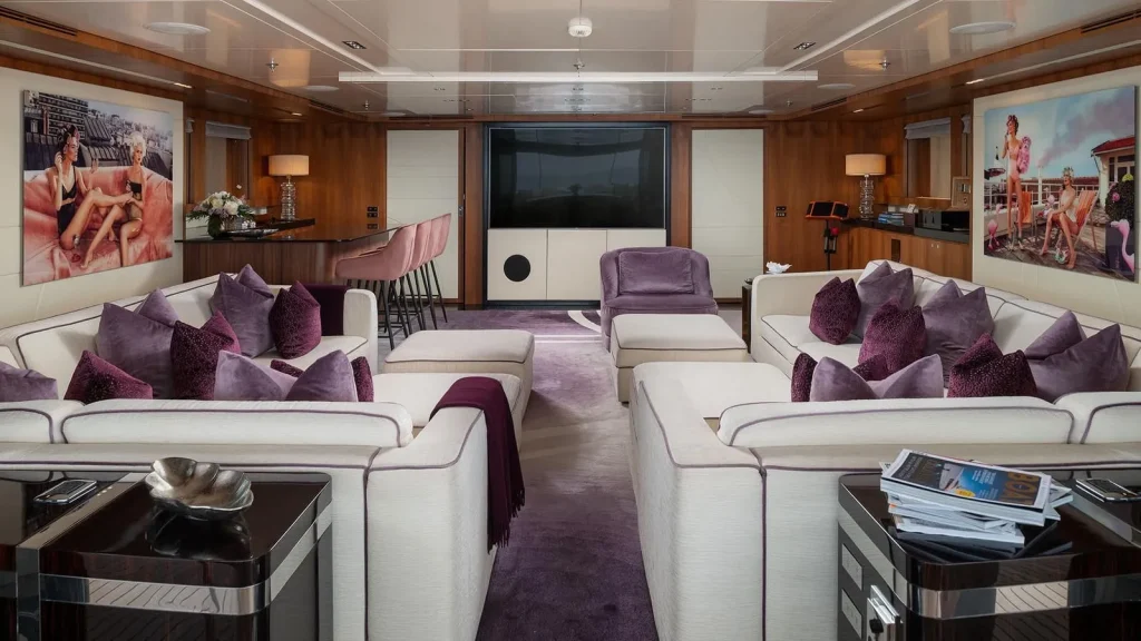 taleya yacht charter sky lounge area