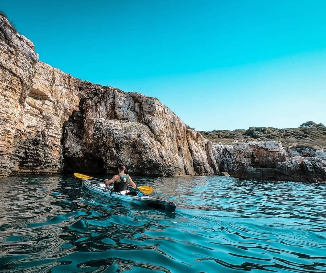 caves in croatia exploring a cave with a kayak