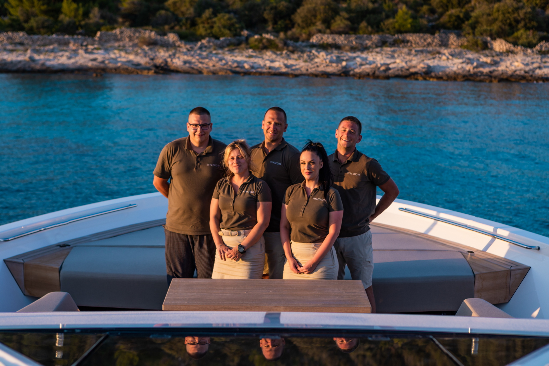 purchasing a luxury yacht crew members