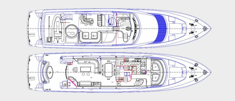 Annabel II yacht charter layout