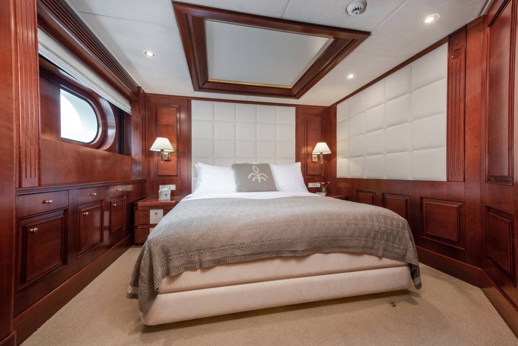 Tirea yacht charter lower deck double cabin