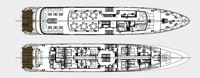 phoenix 72 yacht charter layout