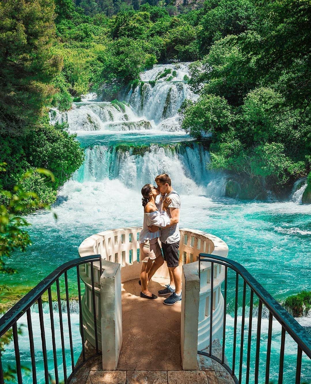 Yacht Charter in Šibenik Krka National Park love waterfalls