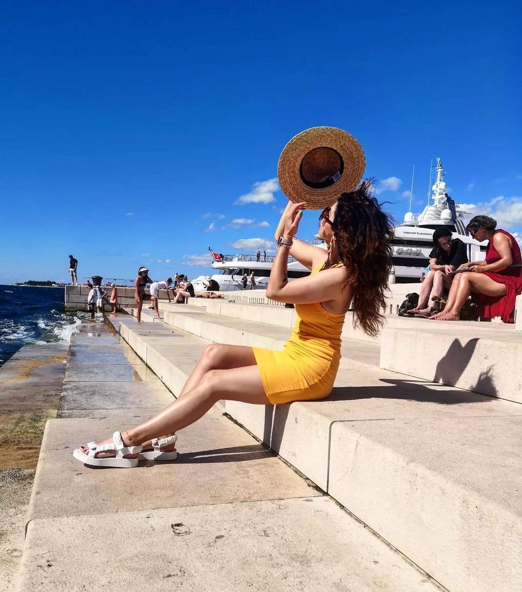 Yacht charter in Zadar sea organ