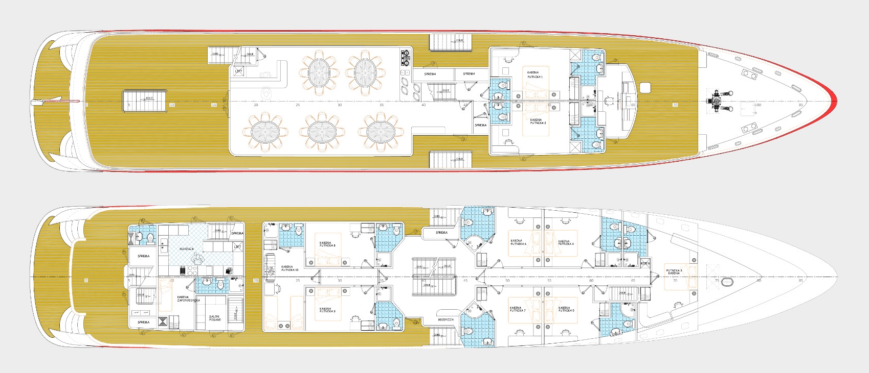 riva yacht charter layout