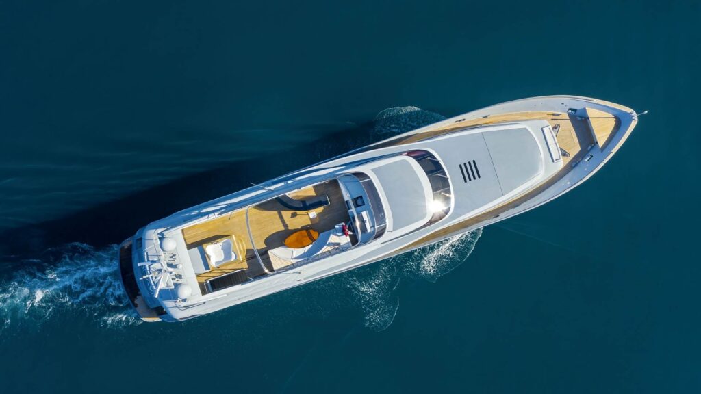 anavi yacht charter view from above