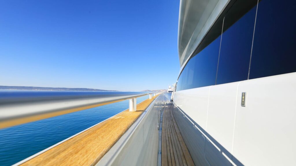 anavi yacht charter side deck