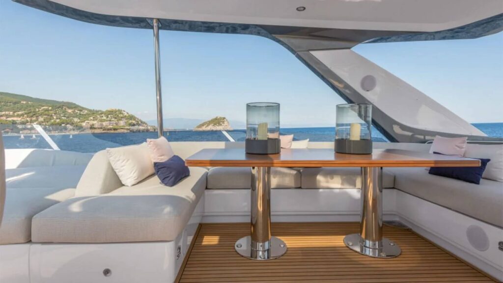 omr group yacht charter flybridge lounge