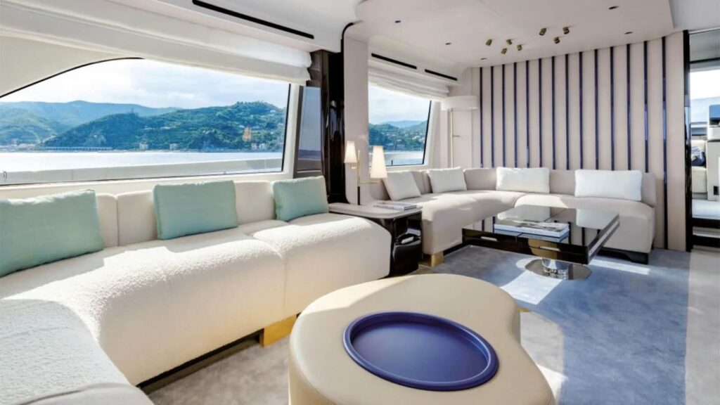 omr group yacht charter main deck sofa
