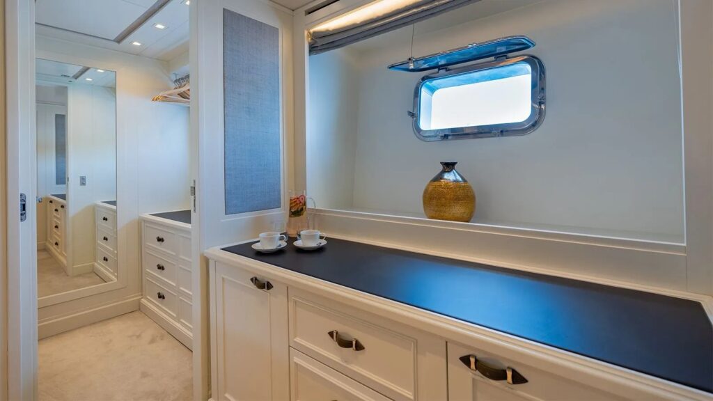 yacht lower deck cabinet