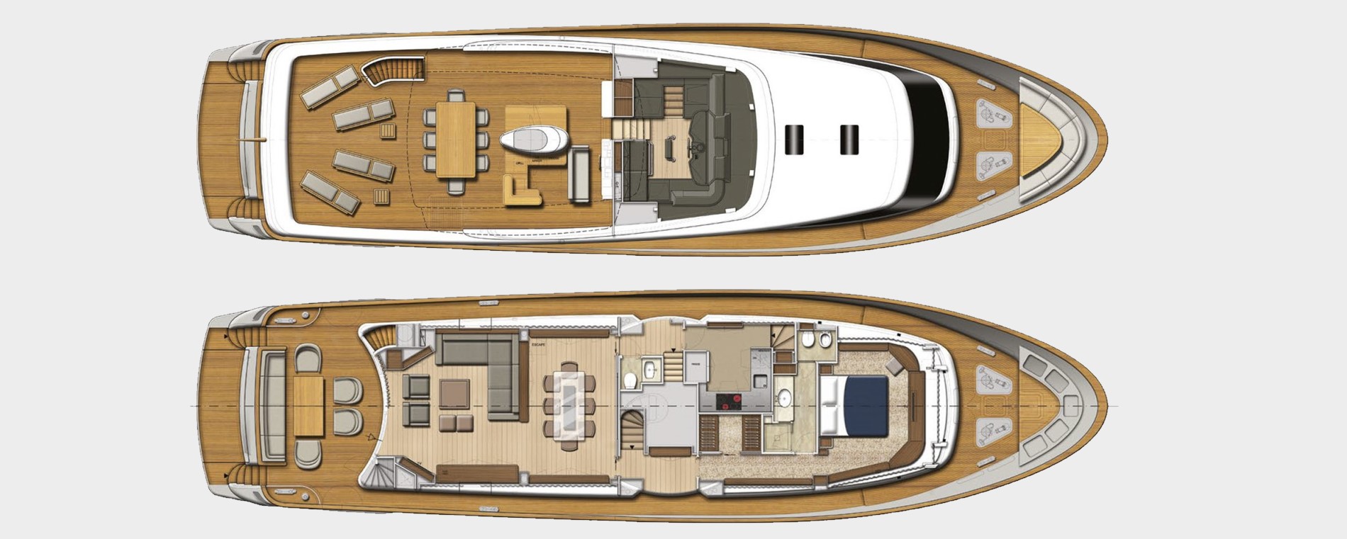 valentina ii yacht charter layout