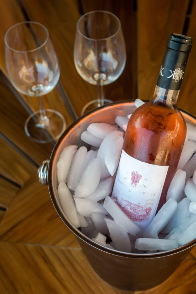 auriane yacht charter rose wine