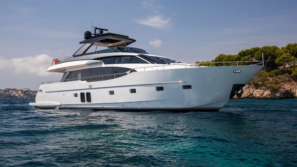 balance yacht charter front port side
