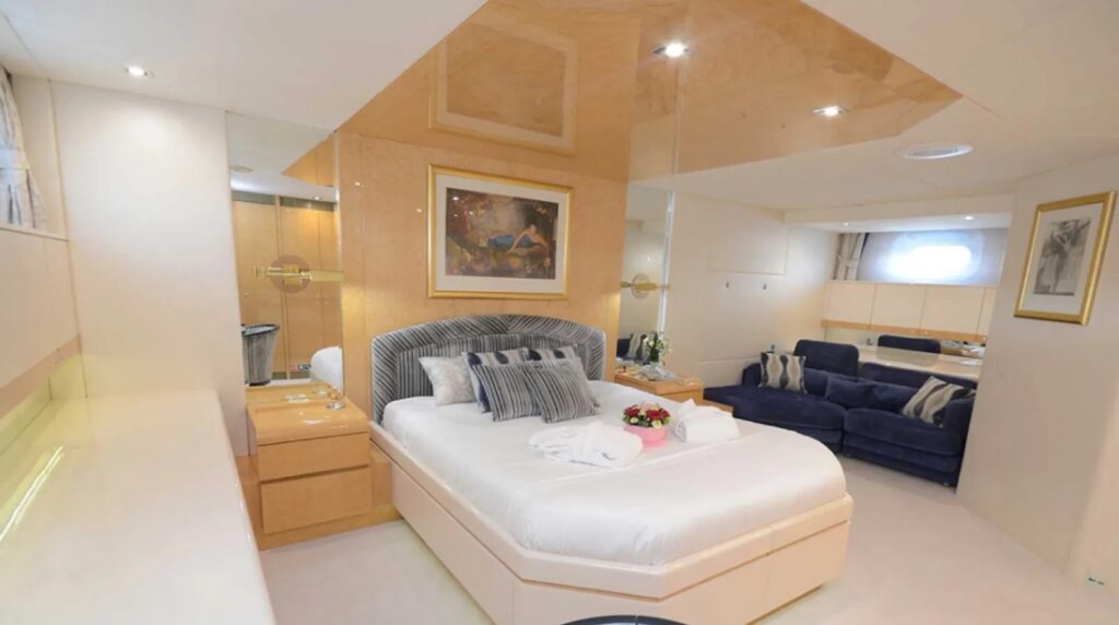 ladyship yacht charter vip stateroom view