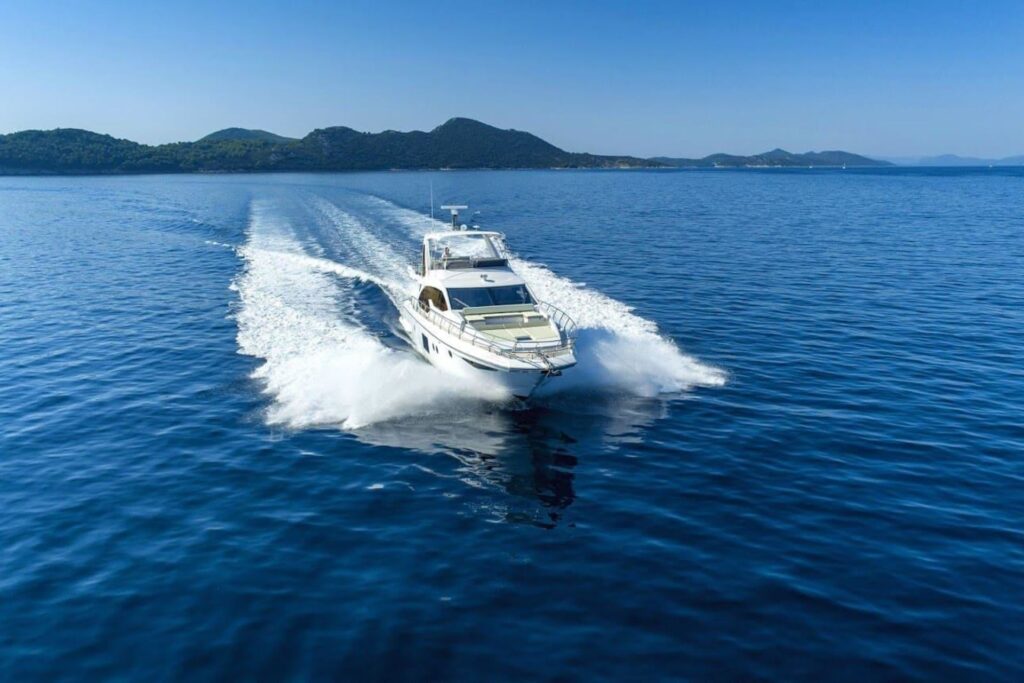 tamara ii yacht charter front view cruising