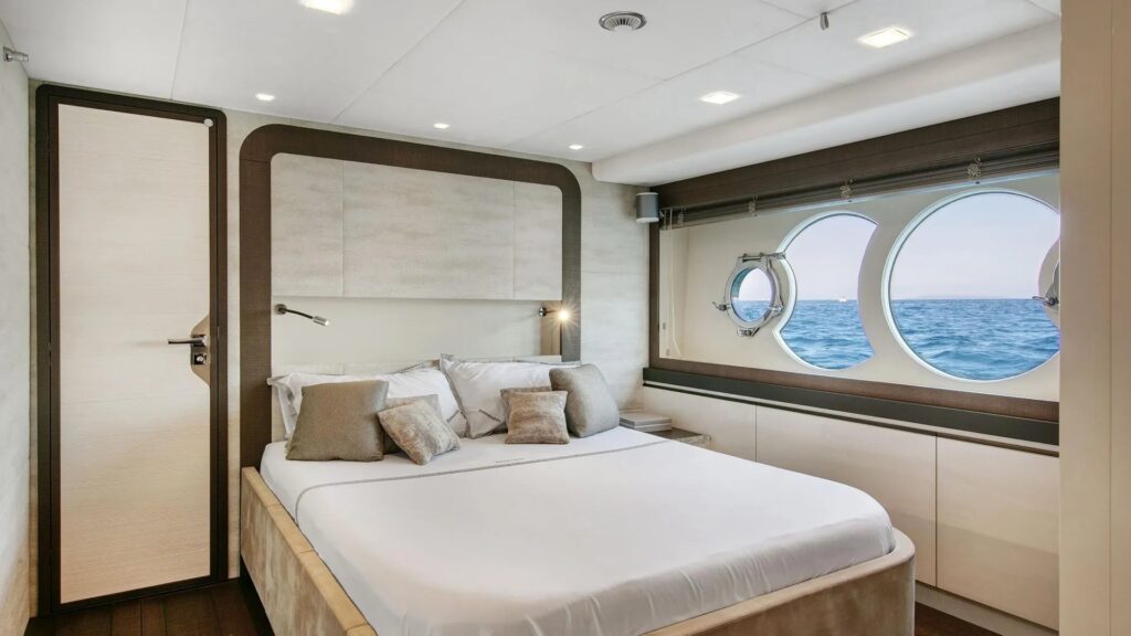 esmeralda of the seas yacht charter double bed