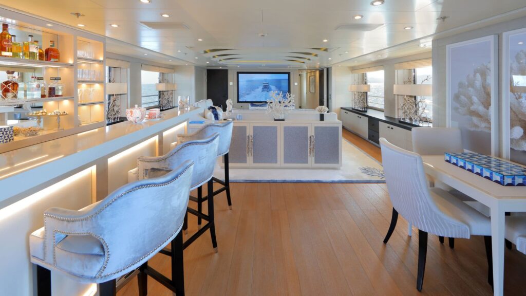spirit yacht charter bridge deck aft interior
