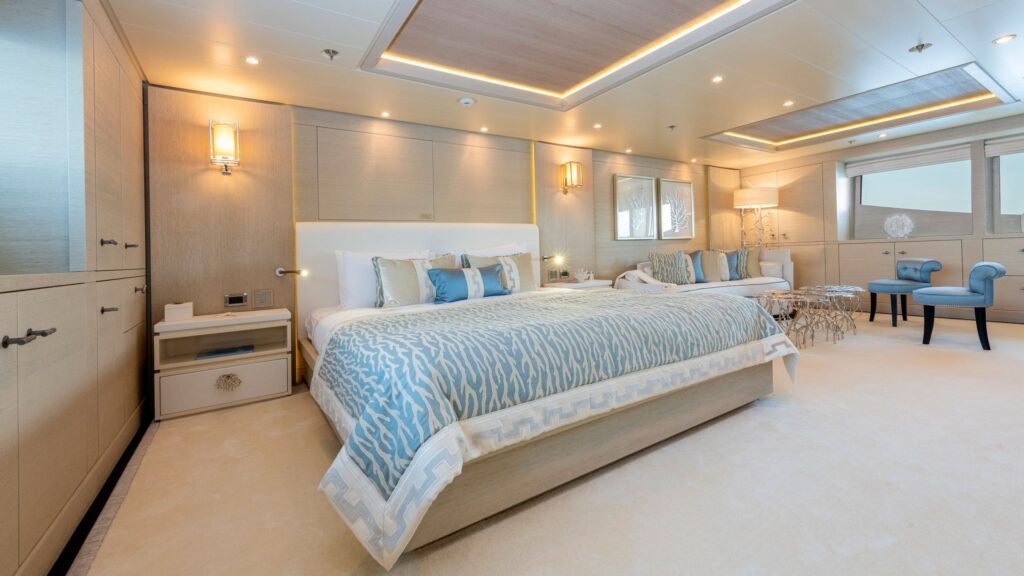 spirit yacht charter master king size bed