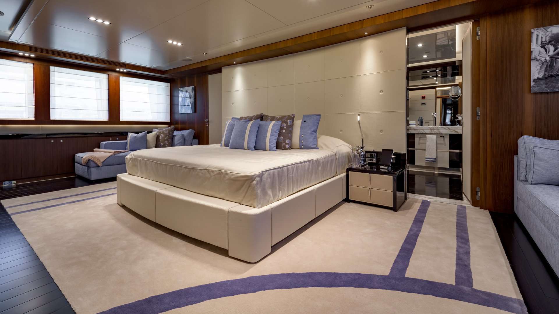 suite onboard yacht charter rarity