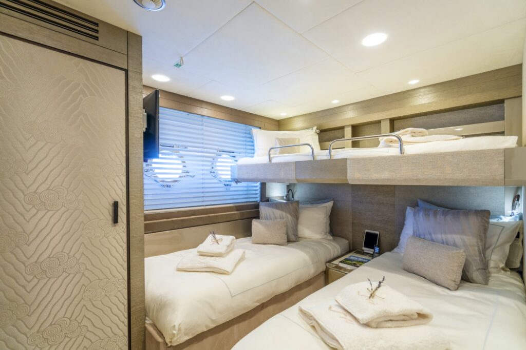 vivaldi yacht charter twin cabin and pullman