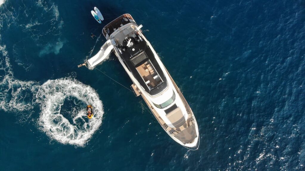 vivaldi yacht charter view from above